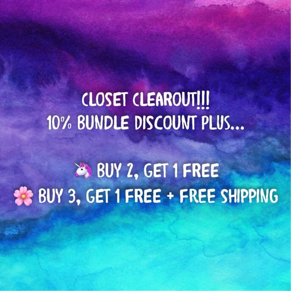 Closet Clearout Pricing!